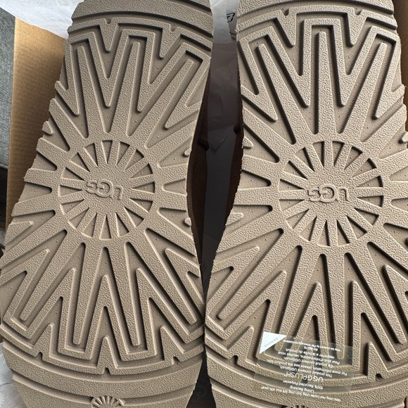 NIB UGG Classic Mini Dipper Platform Boots Chestnut Sz 9 Cozy Chic Trendy - Picture 7 of 9